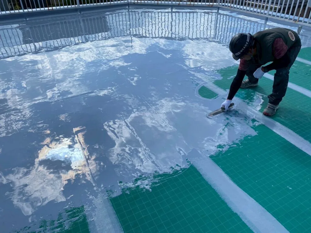 ウレタン中塗りの仕上がり