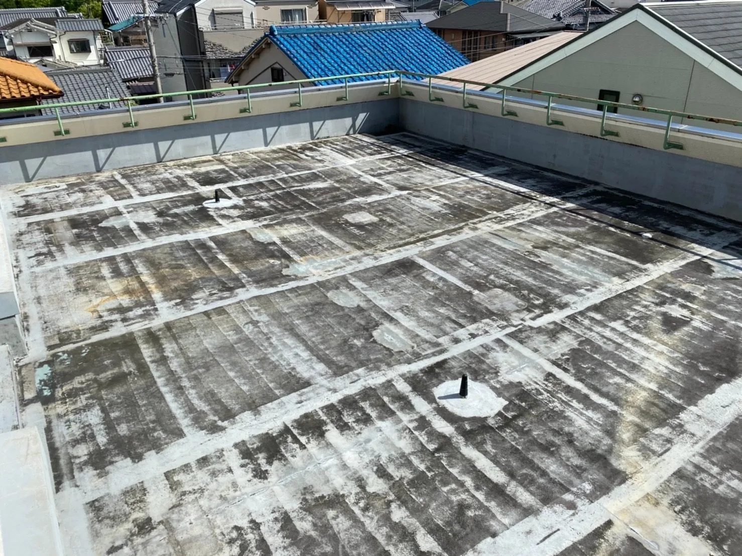 西宮市 戸建住宅 屋上防水改修工事 施工前